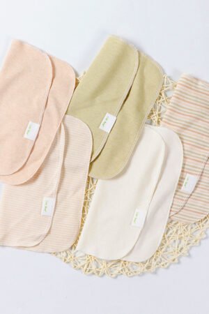 Baby Bib Square Cloths Newborn Face Nose Wipes Facial Tissues Infant Handkerchiefs 5-Piece Set