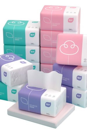 Napkins, Pumping Paper, Wood Pulp Facial Tissues, Baby Tissues, 4 Packs