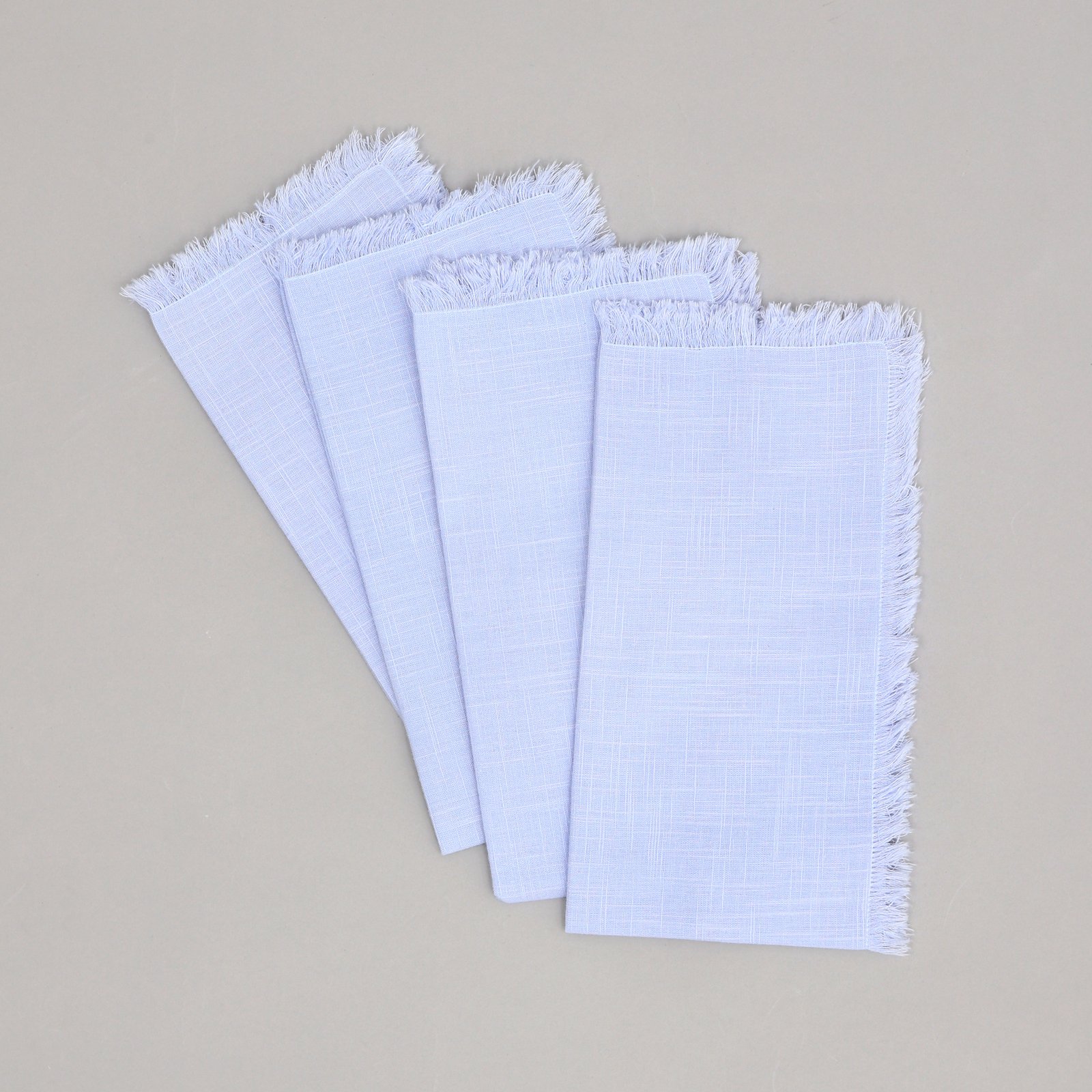 Premium Cotton Napkins Set Of 4-20x20 Inch, Classic Hemstitch Dinner Napkins - Image 3